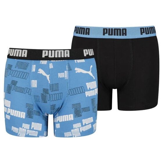 PUMA Logo Print boxers 2 units