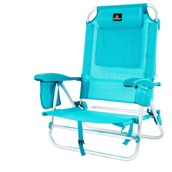 Садовый стул BB Outdoor Складной стул с холодильником Textiline Coral 55 x 24 x 63 cm бирюзовый
