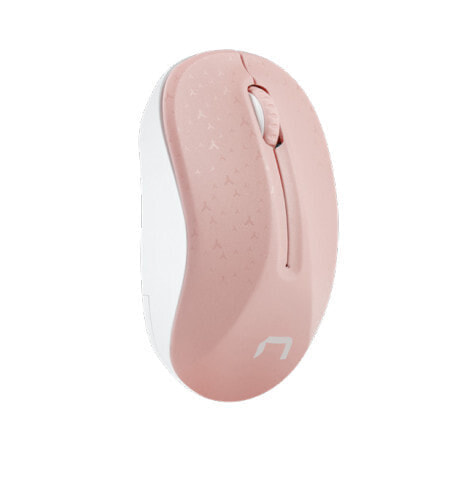 Беспроводная оптическая мышь natec Toucan - Ambidextrous - RF Wireless - 1600 DPI - Pink - White