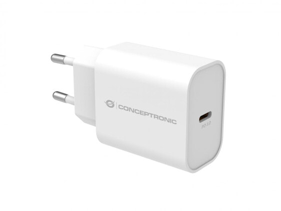 Conceptronic ALTHEA07W 1-Port 20W USB-C PD Charger - Indoor - AC - 5 V - White