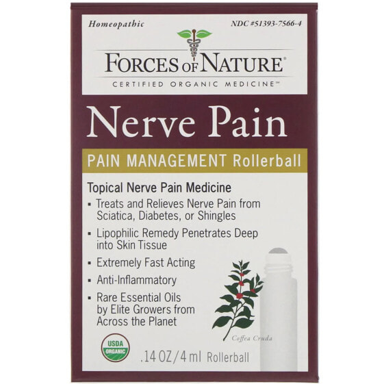 Nerve Pain, Roll-On Applicator, 0.14 fl oz (4 ml)