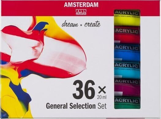 Artequipment TALENS AMSTERDAM ZESTAW 36X20 ML GENERAL SELECTION uniw