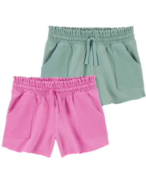 Kid 2-Pack French Terry Pull-On Shorts 7