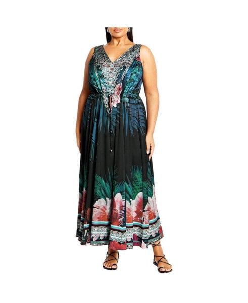 Plus Size Afterglow Maxi Dress