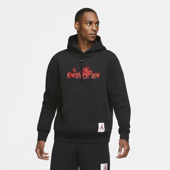 [DD3867-010] Mens Air Jordan Retro 4 Graphics Fleece Pullover Hoodie