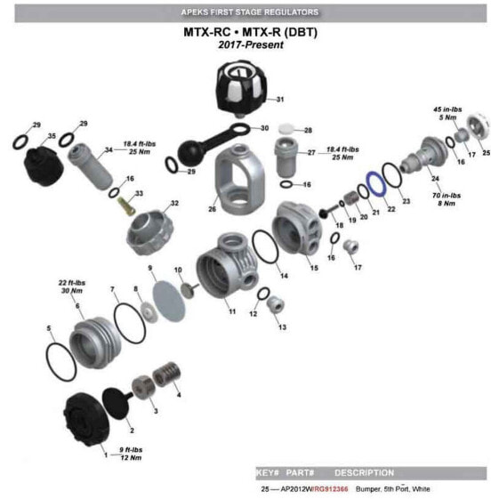 APEKS MTX Bumper Second Stage