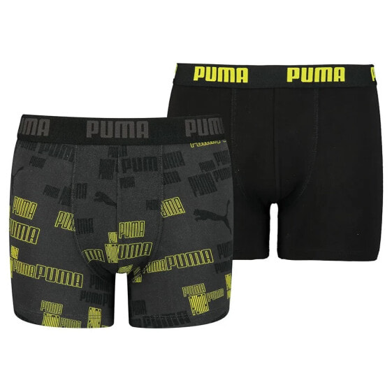 PUMA Logo Print boxers 2 units