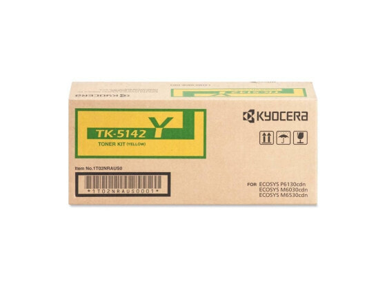 Yellow Toner Cartridge for Kyocera TK-5142Y ECOSYS M6530cdn, ECOSYS P6130cdn, Ge