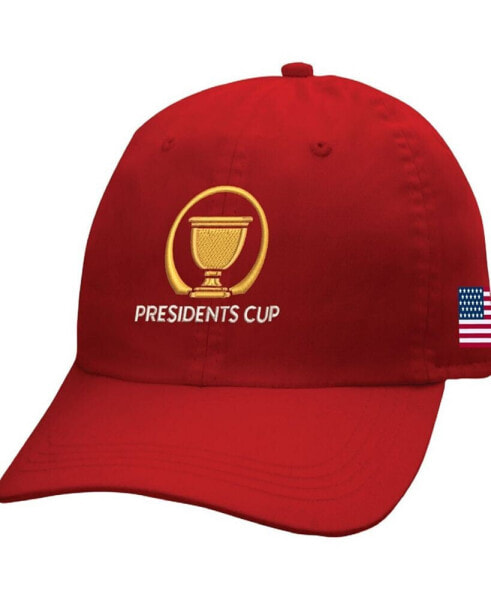 Бейсболка регулируемая с эмблемой Team USA Ahead Red 2024 Presidents Cup для мужчин