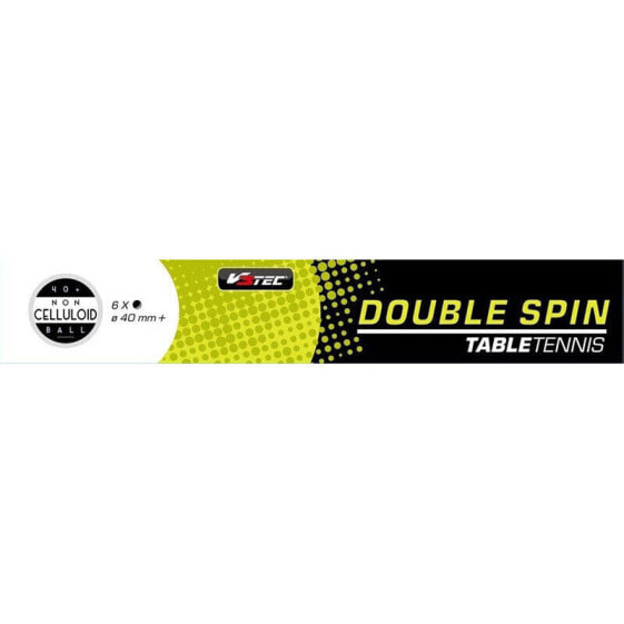 SPORT 2000 Double Spin Table Tennis Ball 6 Pack Table Tennis Bat TT Ball