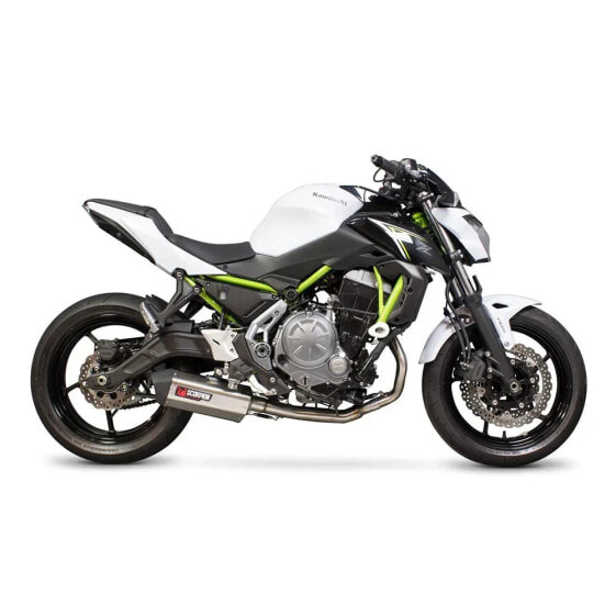 SCORPION EXHAUSTS Serket Taper Brushed Stainless Z650 17-19 not homologated full line system