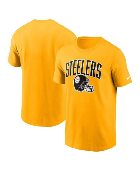 Men's Gold Pittsburgh Steelers Team Athletic T-shirt