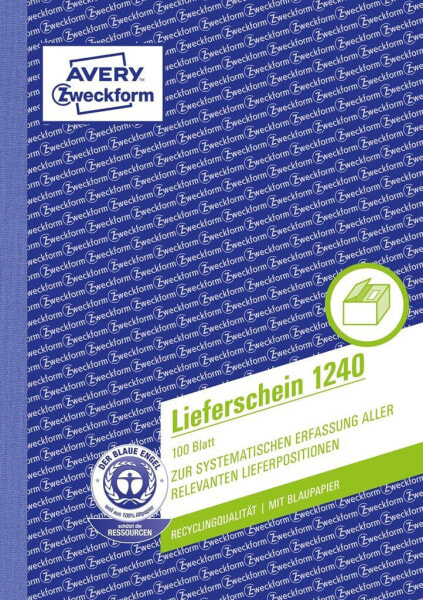Avery Zweckform Avery 1240 - White - Cardboard - A5 - 148 x 210 mm - 100 pages