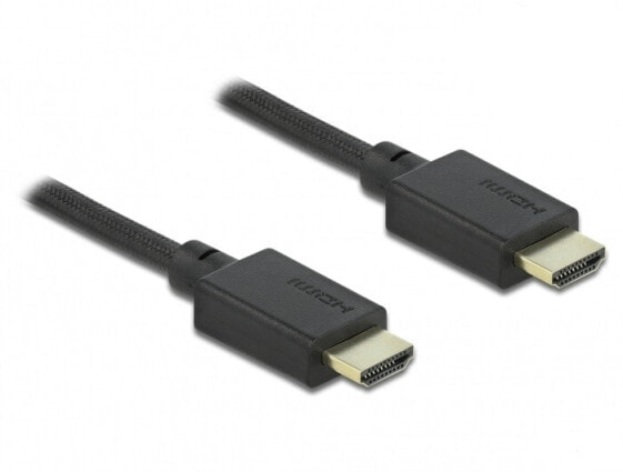 Разъем HDMI стандартный HDMI Type A - 1 м - 3D - 48 Гбит/с - Черный Delock