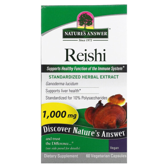 Reishi, 1,000 mg, 60 Vegetarian Capsules (500 mg per Capsule)