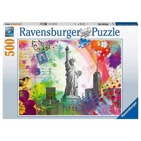 RAVENSBURGER New York Postcard 500 Pieces Puzzle