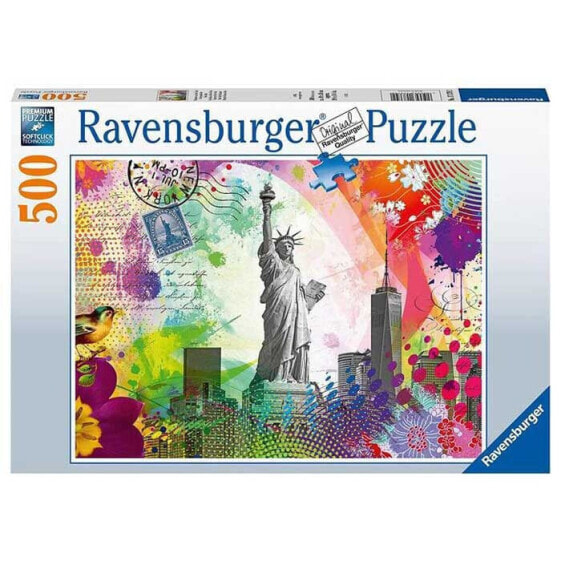 Развивающий пазл Ravensburger New York Postcard 500 элементов