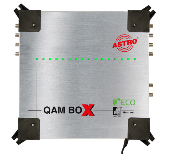 ASTRO QAM BOX eco 16 - Desktop - Black - Stainless steel - Metal - CE - DVB-S - QAM