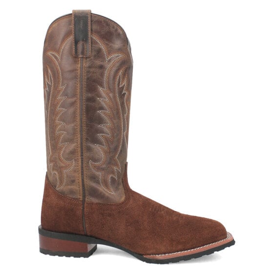 Laredo Rigid Square Toe Cowboy Mens Brown Casual Boots 7729