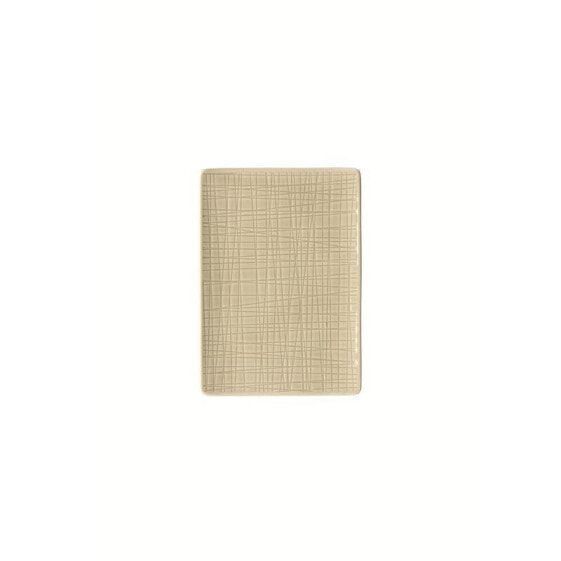 Rosenthal Mesh Cream Platte flach 18x13cm beige