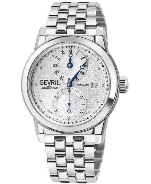 Men's Gramercy Silver-Tone Stainless Steel Watch 39mm