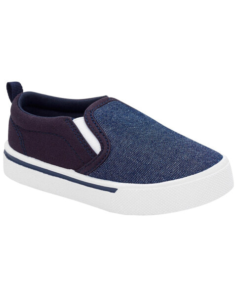 Toddler Two-Toned Slip-On Shoes 9