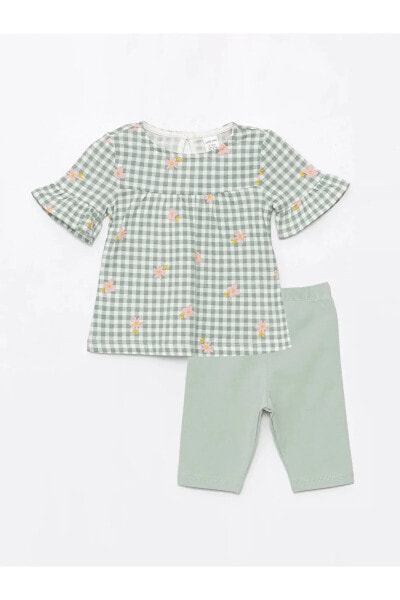 Костюм LC WAIKIKI Baby Girl Blouse and Leggings Set