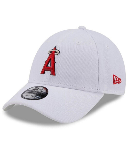 Men's White Los Angeles Angels League II 9FORTY Adjustable Hat