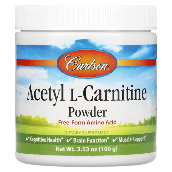 Аминокислоты Carlson порошок Acetyl L-Carnitine, 100 г