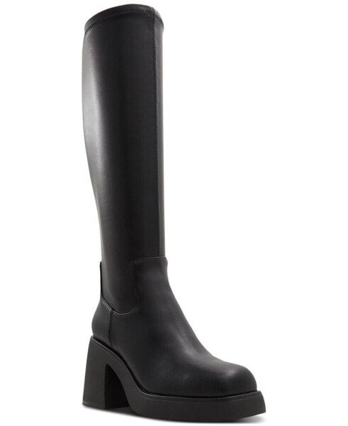 Women's Auster Knee-High Block-Heel Tall Boots