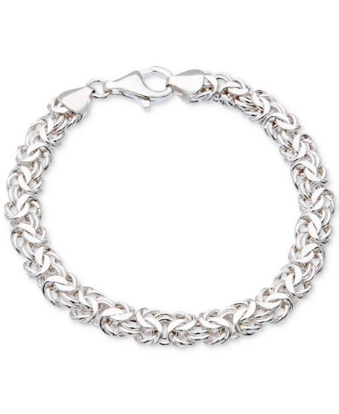 Byzantine Link Bracelet in Sterling Silver, Created for Macy's