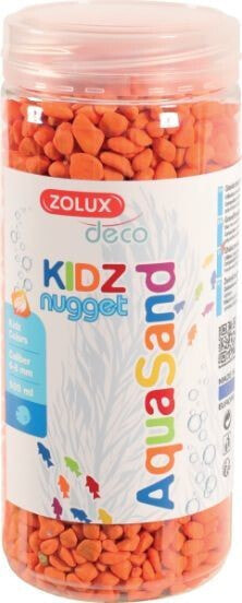 Грунт для аквариумов Zolux Aquasand Kidz Nugget помаранчевый 500 мл