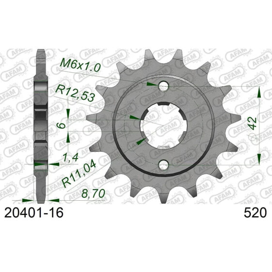 AFAM 20401 Front Sprocket