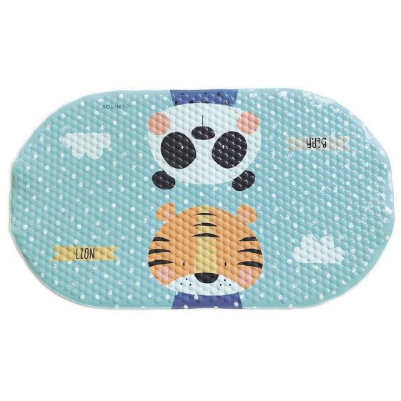 Коврик для ванны OLMITOS Panda & Tiger 39x69 см