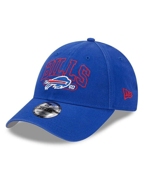 Men's Royal Buffalo Bills Outline 9FORTY Snapback Hat