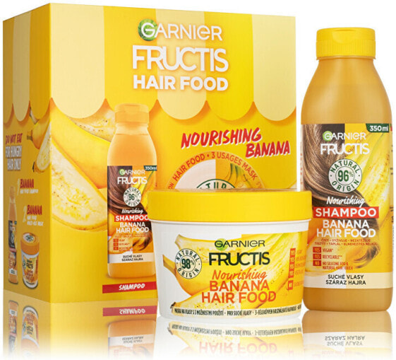 Fructis Hair Food Banana nourishing care gift set for dry hair