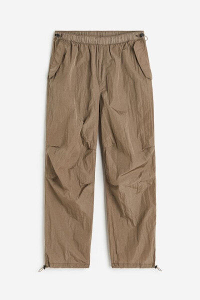 Loose Fit Nylon Parachute Pants