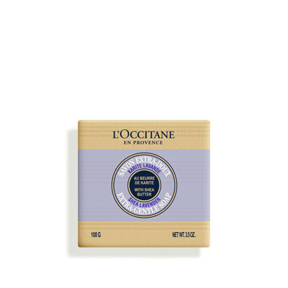 Мыло кусковое L`Occitane en Provence Shea Butter с лавандой (Extra Gentle Soap)