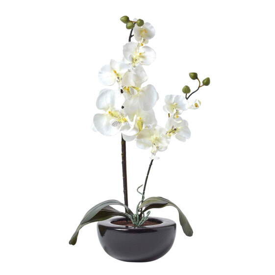 Kunstblume Orchidee Gesteck mit topf