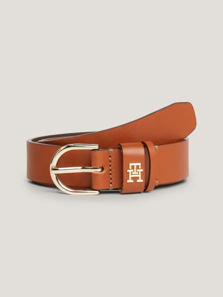 TH Logo Leather Belt