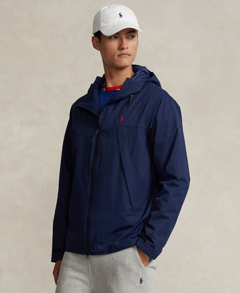 Men's Water-Resistant Hooded Jacket