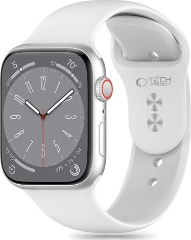 Tech-Protect Pasek Tech-Protect Silicone Apple Watch 4/5/6/7/8/9/SE/Ultra 1/2 42/44/45/49mm White