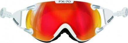 Casco Gogle narciarskie FX-70 Carbonic white orange M