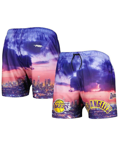 Шорты Pro Standard мужские с городским пейзажем Los Angeles Lakers