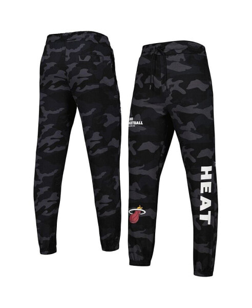 Брюки для мужчин New Era черно-камуфляжные "Miami Heat Tonal Joggers"