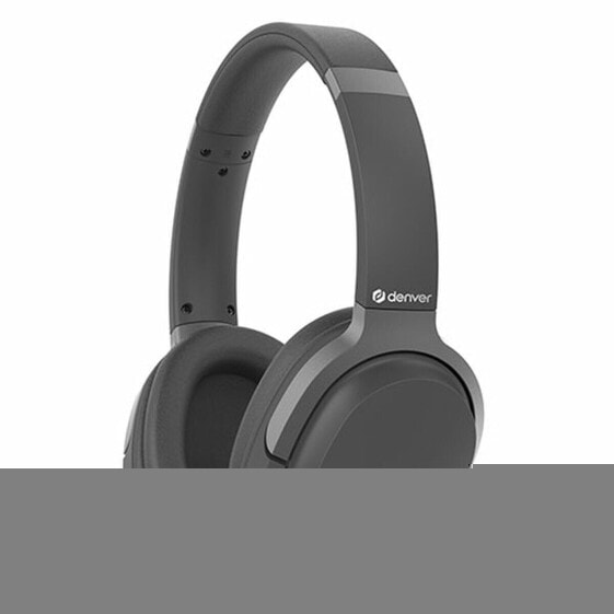 Headphones with Headband Denver Electronics Black