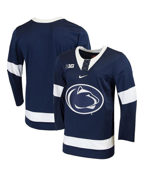 Men's Navy Penn State Nittany Lions Replica College Hockey Jersey