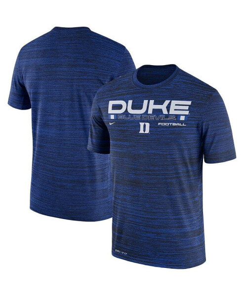 Men's Royal Duke Blue Devils Team Velocity Legend Performance T-shirt
