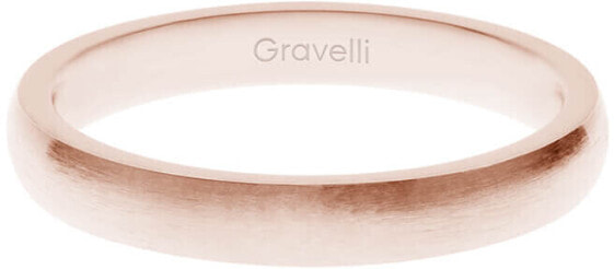 Pink Gold-plated Precious Steel Ring GJRWRGX106