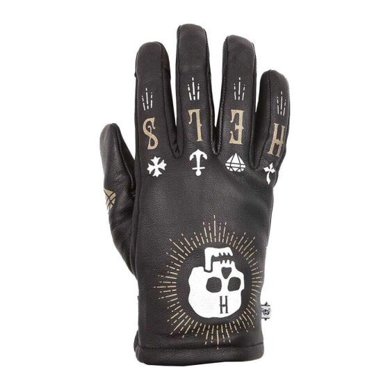 HELSTONS Grafic Hiver woman leather gloves